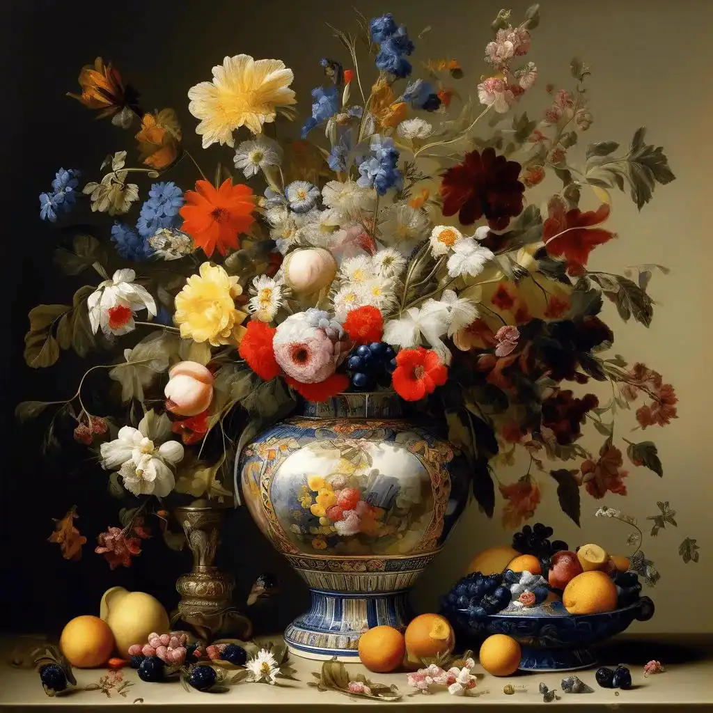 Vase with flowers – George Mavroides
